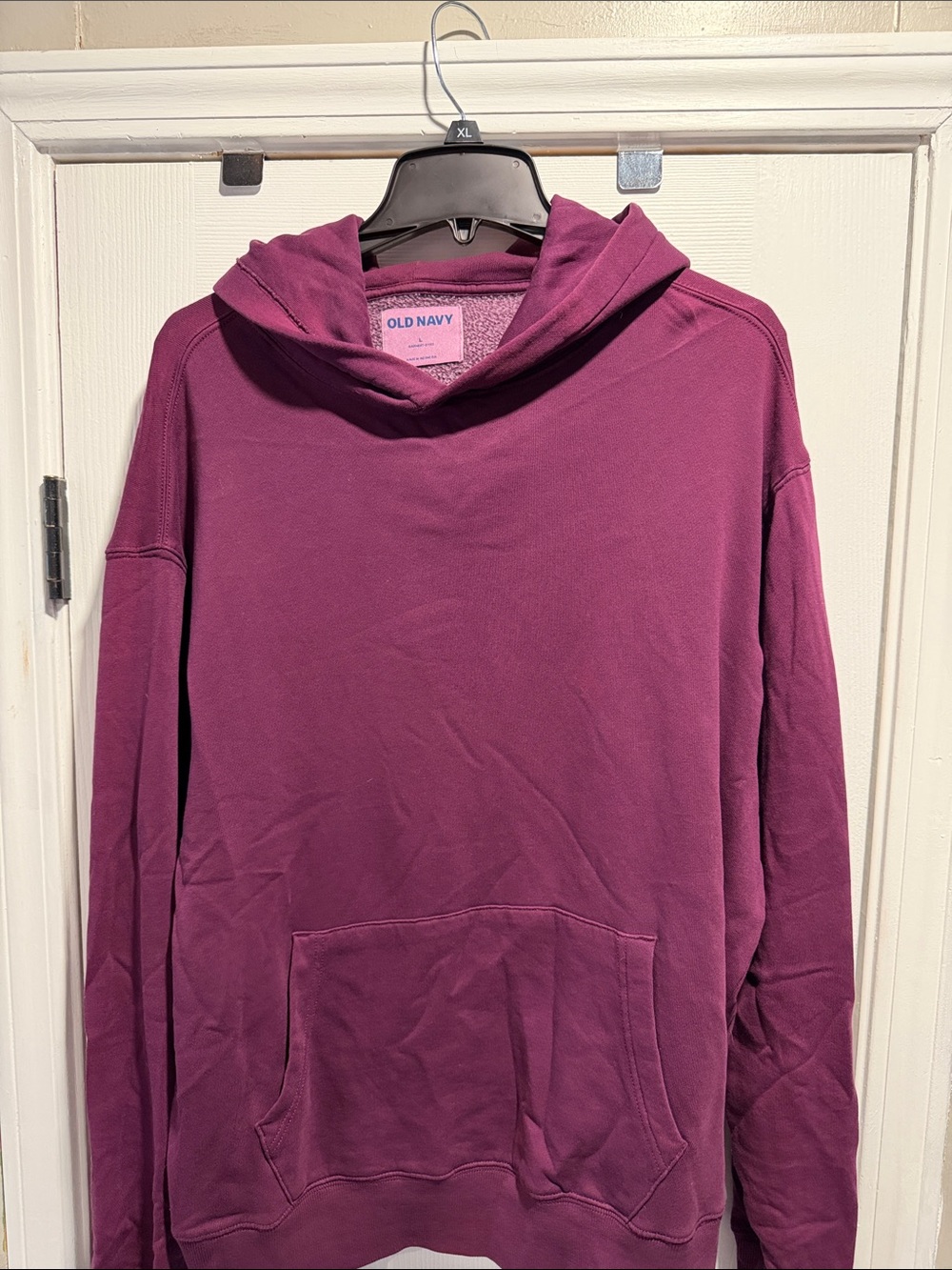 Old Navy Women's Hooded Pullover Sweater in Plum